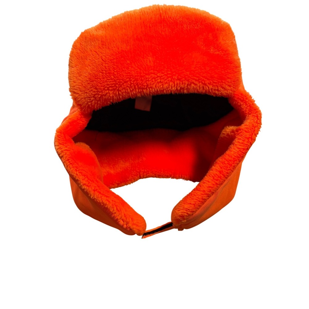 Winchester Mens XL Blaze Orange Trapper Hat Faux Fur Ear Flap Hunting Cap Gorp